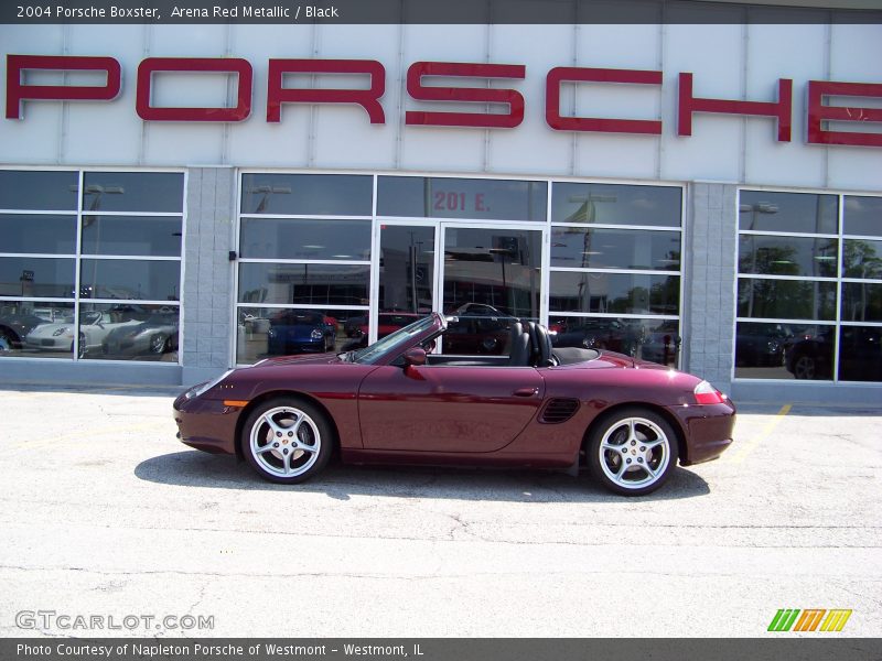 Arena Red Metallic / Black 2004 Porsche Boxster