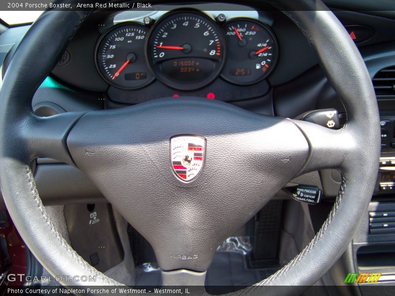 Arena Red Metallic / Black 2004 Porsche Boxster