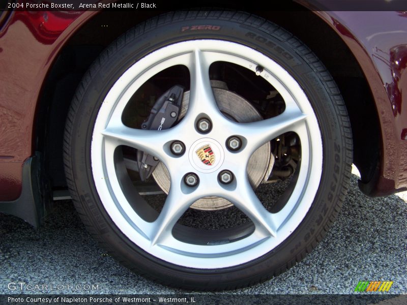 Arena Red Metallic / Black 2004 Porsche Boxster