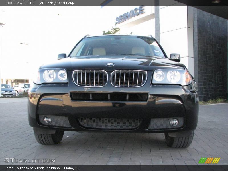 Jet Black / Sand Beige 2006 BMW X3 3.0i