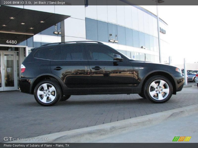 Jet Black / Sand Beige 2006 BMW X3 3.0i