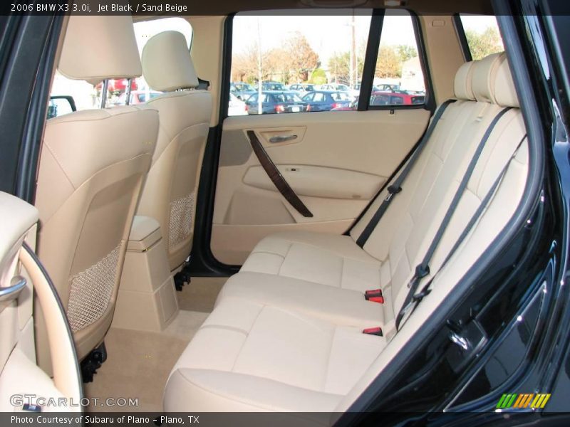 Jet Black / Sand Beige 2006 BMW X3 3.0i