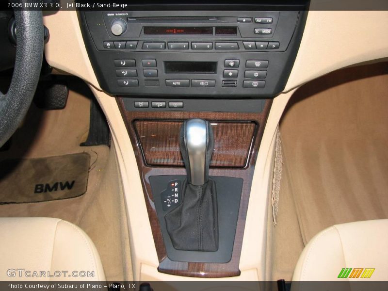 Jet Black / Sand Beige 2006 BMW X3 3.0i