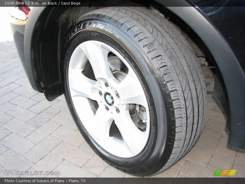 Jet Black / Sand Beige 2006 BMW X3 3.0i