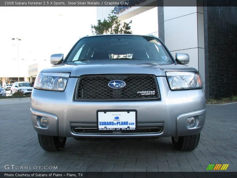 Steel Silver Metallic / Graphite Gray 2008 Subaru Forester 2.5 X Sports