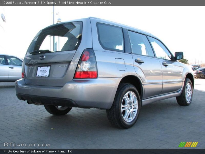 Steel Silver Metallic / Graphite Gray 2008 Subaru Forester 2.5 X Sports