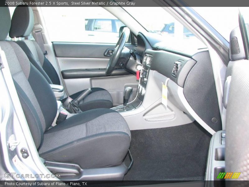 Steel Silver Metallic / Graphite Gray 2008 Subaru Forester 2.5 X Sports