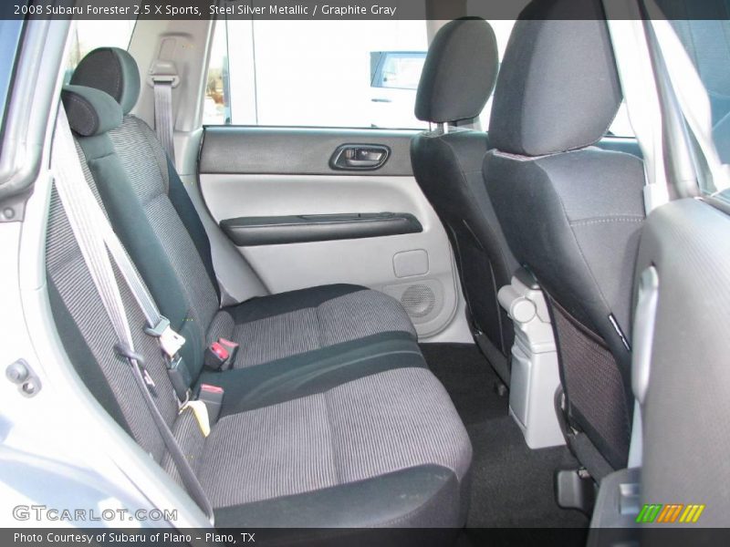 Steel Silver Metallic / Graphite Gray 2008 Subaru Forester 2.5 X Sports