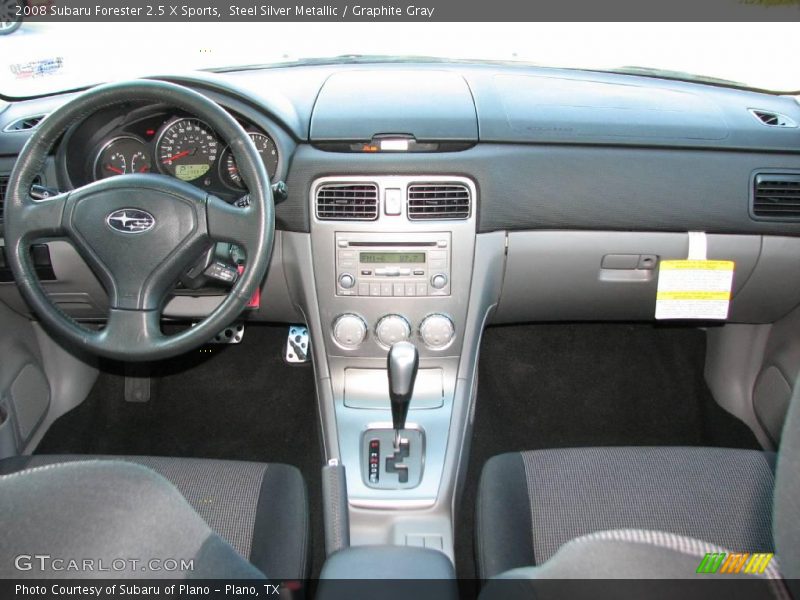 Steel Silver Metallic / Graphite Gray 2008 Subaru Forester 2.5 X Sports