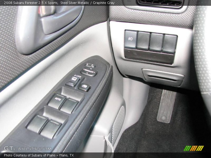 Steel Silver Metallic / Graphite Gray 2008 Subaru Forester 2.5 X Sports