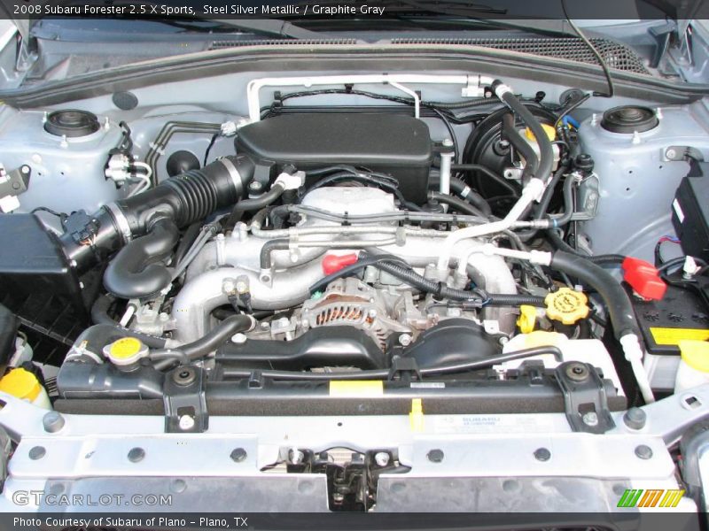 Steel Silver Metallic / Graphite Gray 2008 Subaru Forester 2.5 X Sports