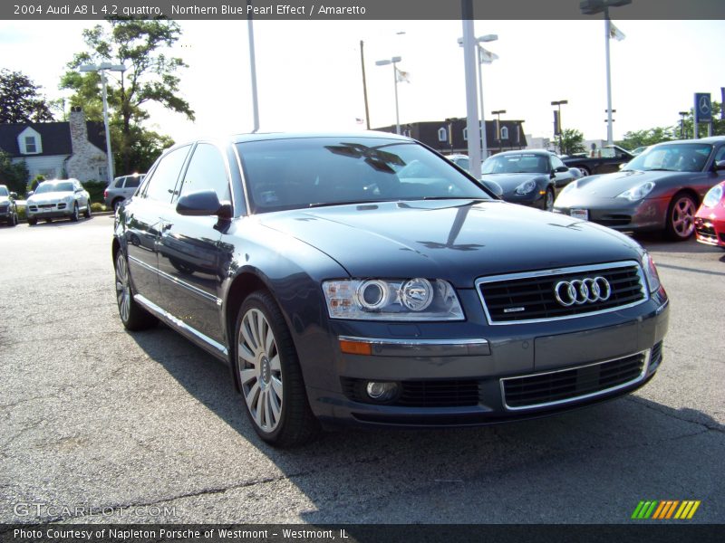 Northern Blue Pearl Effect / Amaretto 2004 Audi A8 L 4.2 quattro