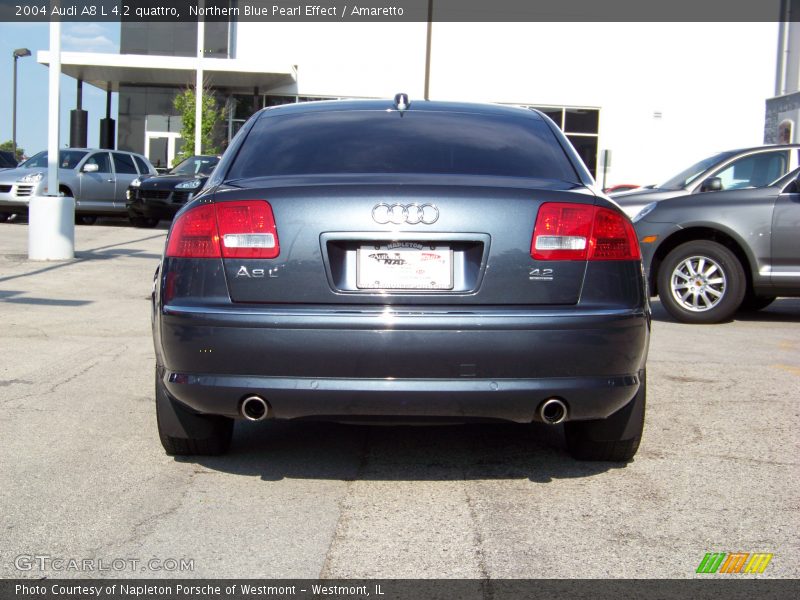 Northern Blue Pearl Effect / Amaretto 2004 Audi A8 L 4.2 quattro
