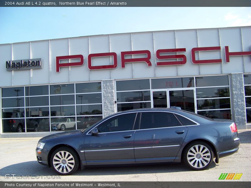 Northern Blue Pearl Effect / Amaretto 2004 Audi A8 L 4.2 quattro