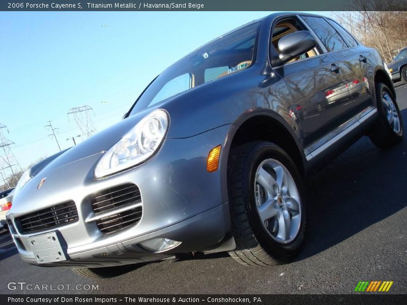 Titanium Metallic / Havanna/Sand Beige 2006 Porsche Cayenne S