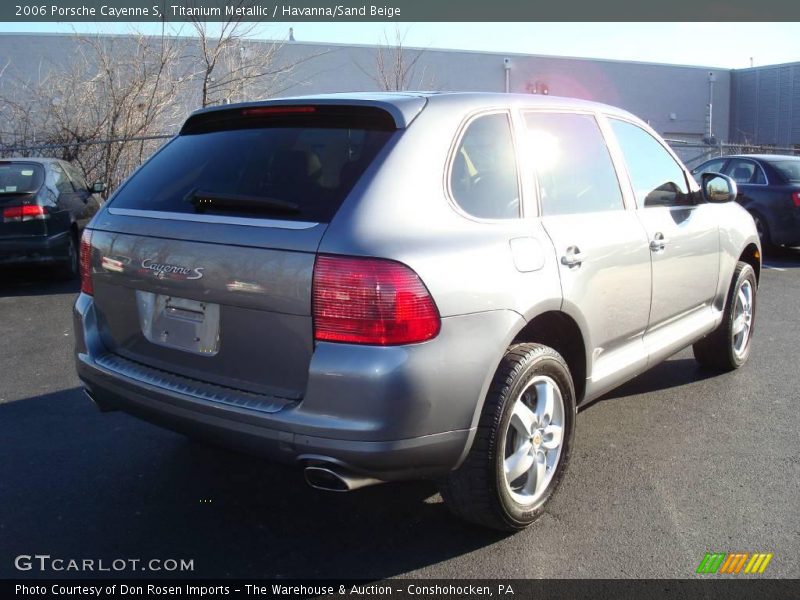 Titanium Metallic / Havanna/Sand Beige 2006 Porsche Cayenne S