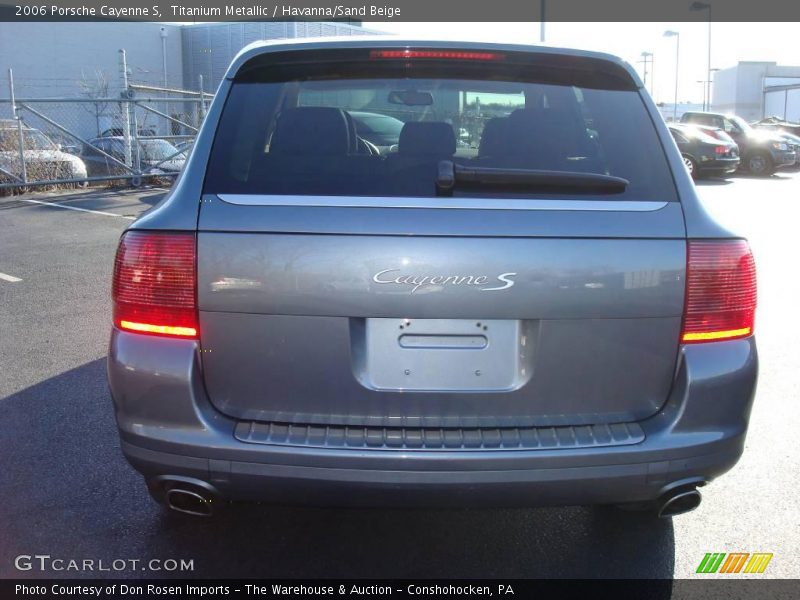 Titanium Metallic / Havanna/Sand Beige 2006 Porsche Cayenne S