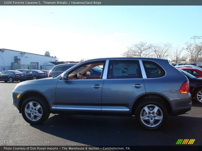 Titanium Metallic / Havanna/Sand Beige 2006 Porsche Cayenne S