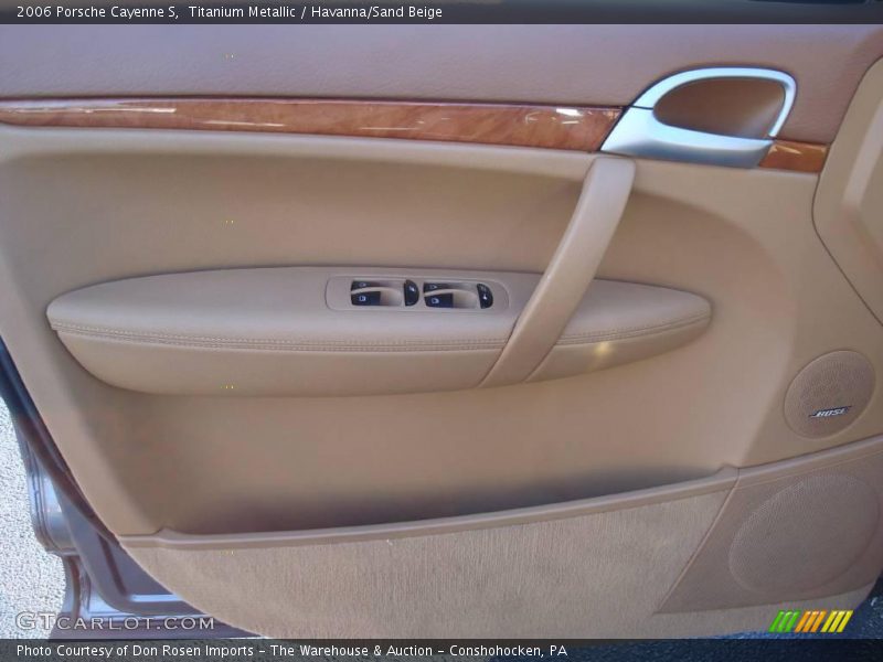 Titanium Metallic / Havanna/Sand Beige 2006 Porsche Cayenne S