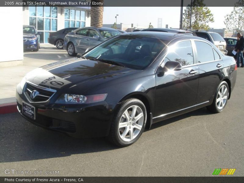 Nighthawk Black Pearl / Ebony 2005 Acura TSX Sedan