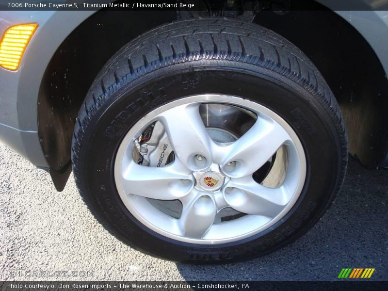 Titanium Metallic / Havanna/Sand Beige 2006 Porsche Cayenne S