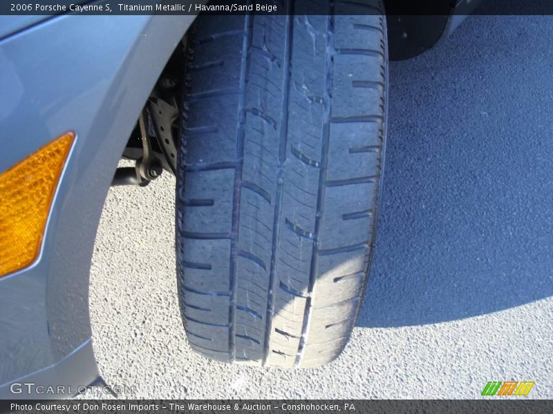 Titanium Metallic / Havanna/Sand Beige 2006 Porsche Cayenne S