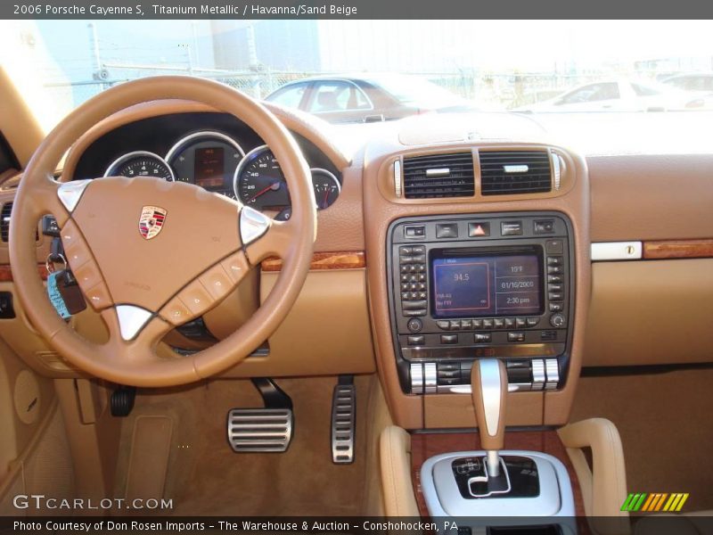 Titanium Metallic / Havanna/Sand Beige 2006 Porsche Cayenne S