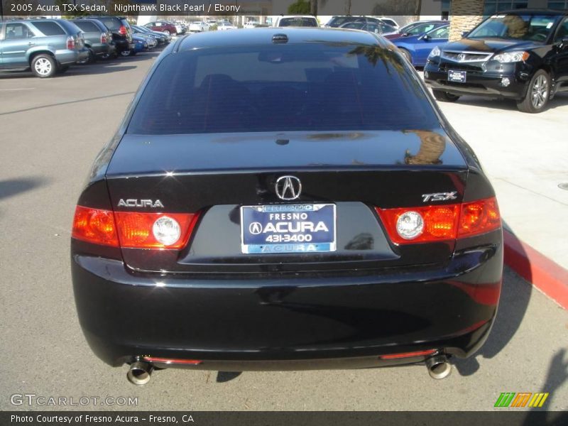 Nighthawk Black Pearl / Ebony 2005 Acura TSX Sedan