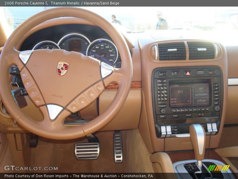 Titanium Metallic / Havanna/Sand Beige 2006 Porsche Cayenne S