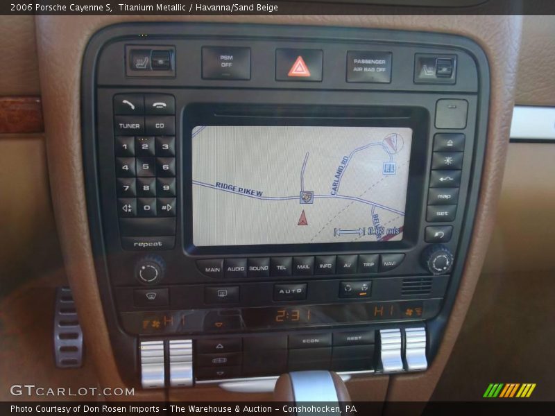 Titanium Metallic / Havanna/Sand Beige 2006 Porsche Cayenne S