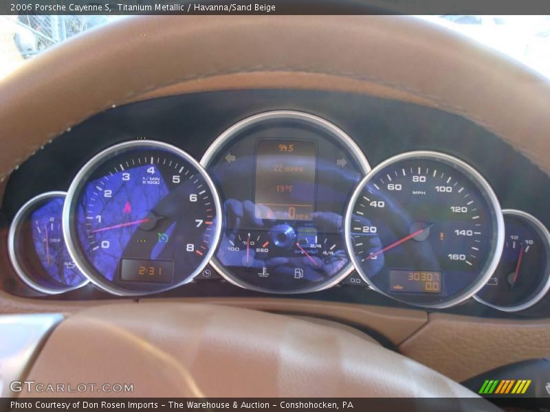 Titanium Metallic / Havanna/Sand Beige 2006 Porsche Cayenne S