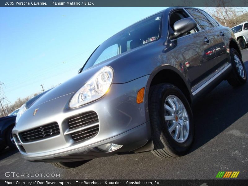 Titanium Metallic / Black 2005 Porsche Cayenne