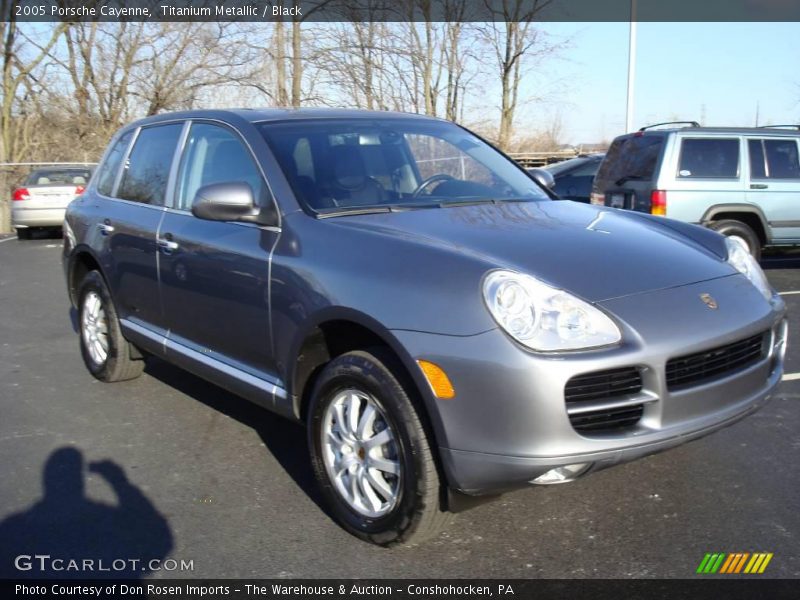 Titanium Metallic / Black 2005 Porsche Cayenne