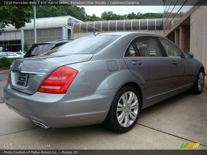 Palladium Silver Metallic / Cashmere/Savanna 2010 Mercedes-Benz S 400 Hybrid Sedan