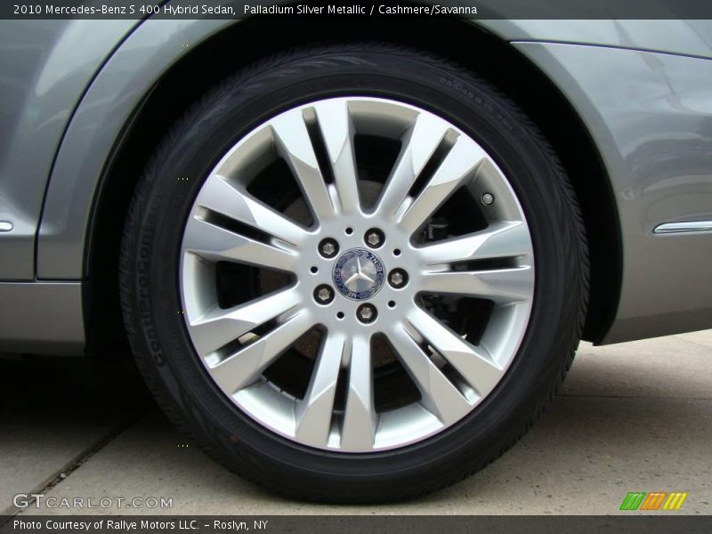 Palladium Silver Metallic / Cashmere/Savanna 2010 Mercedes-Benz S 400 Hybrid Sedan