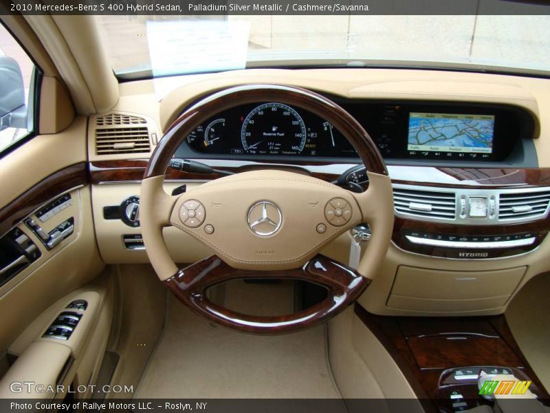 Palladium Silver Metallic / Cashmere/Savanna 2010 Mercedes-Benz S 400 Hybrid Sedan