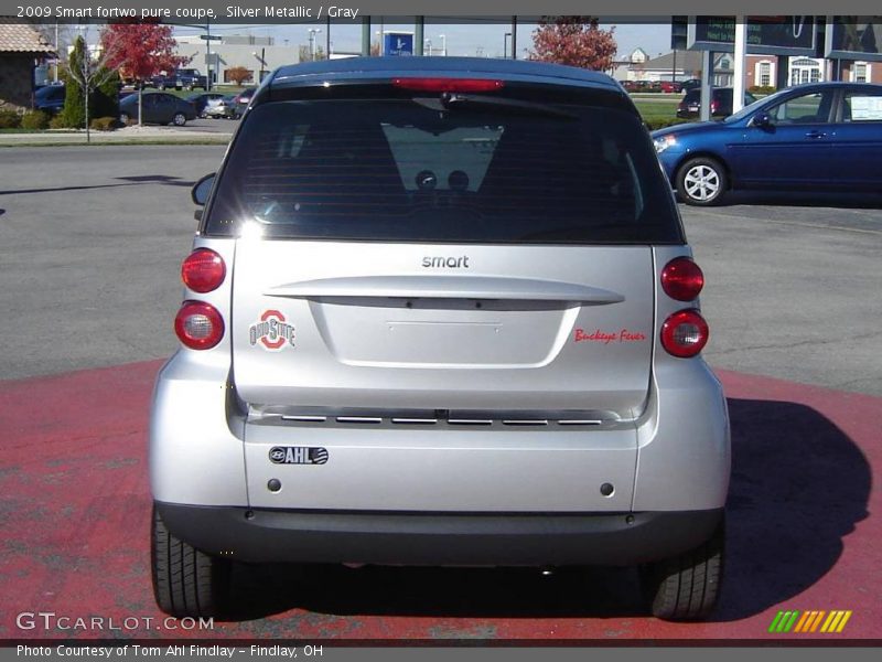 Silver Metallic / Gray 2009 Smart fortwo pure coupe