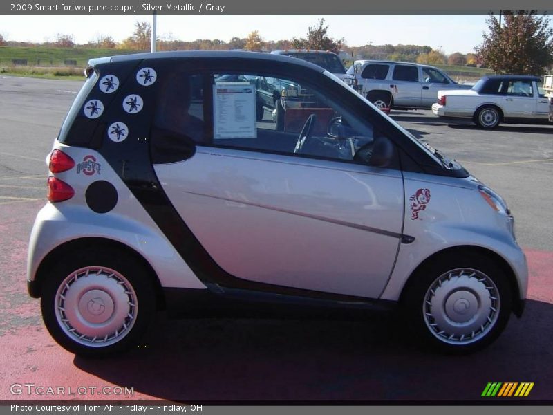 Silver Metallic / Gray 2009 Smart fortwo pure coupe