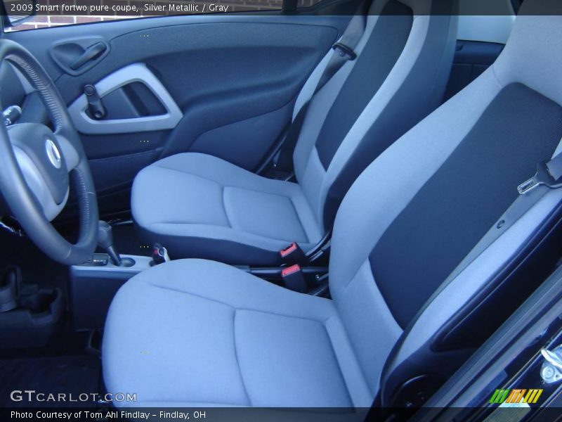 Silver Metallic / Gray 2009 Smart fortwo pure coupe