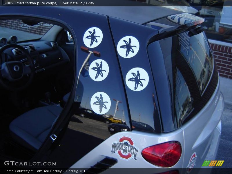 Silver Metallic / Gray 2009 Smart fortwo pure coupe