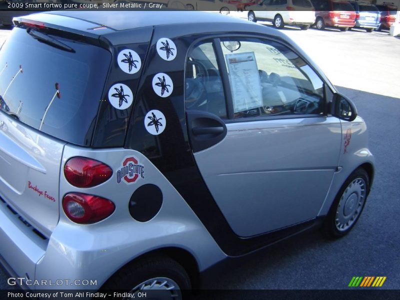 Silver Metallic / Gray 2009 Smart fortwo pure coupe