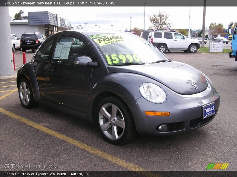 Platinum Grey / Grey 2006 Volkswagen New Beetle TDI Coupe