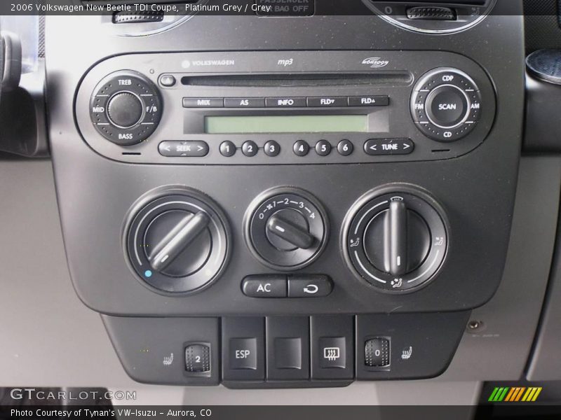 Platinum Grey / Grey 2006 Volkswagen New Beetle TDI Coupe