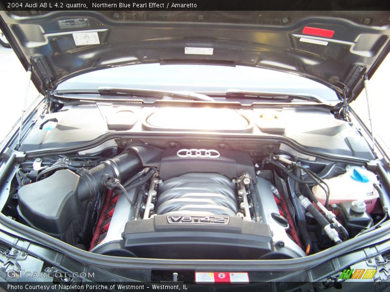 Northern Blue Pearl Effect / Amaretto 2004 Audi A8 L 4.2 quattro