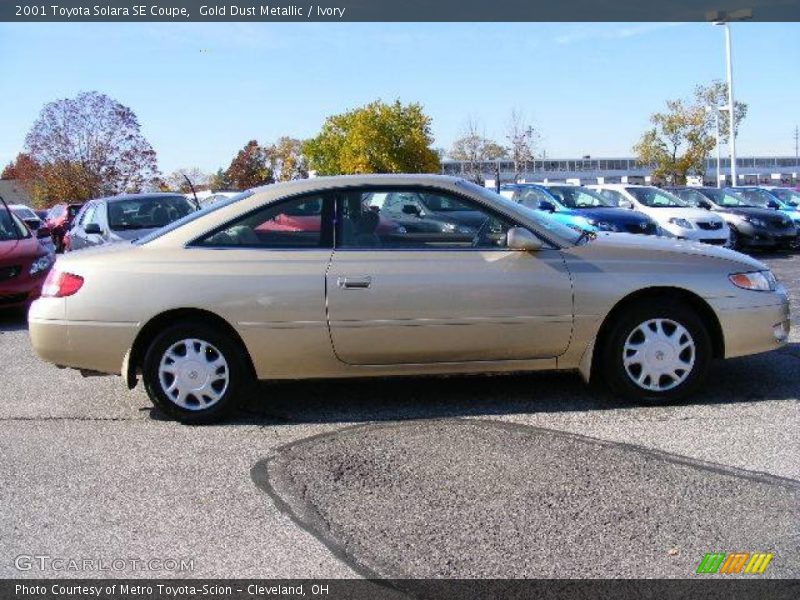 Gold Dust Metallic / Ivory 2001 Toyota Solara SE Coupe