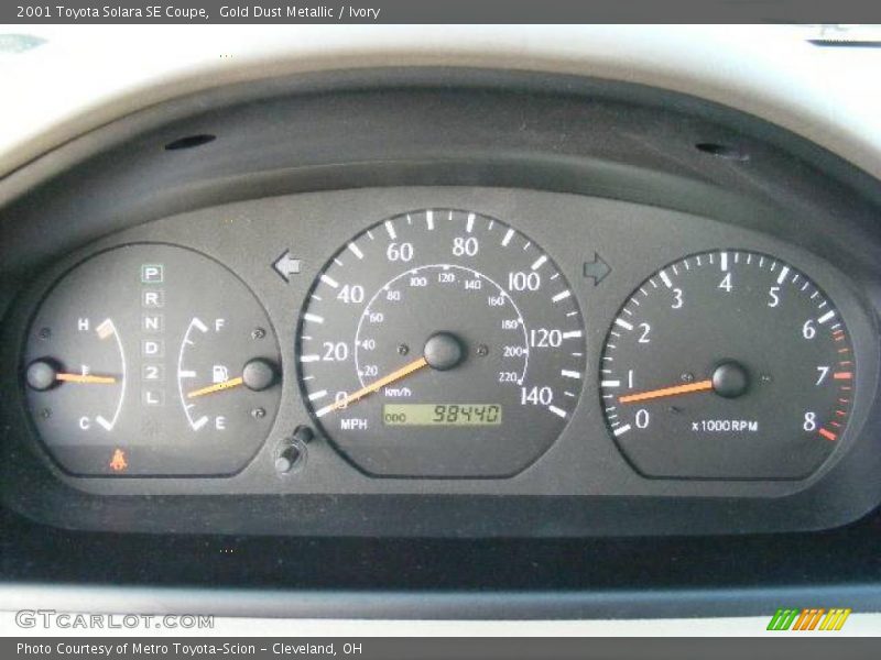 Gold Dust Metallic / Ivory 2001 Toyota Solara SE Coupe