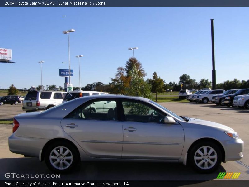 Lunar Mist Metallic / Stone 2004 Toyota Camry XLE V6
