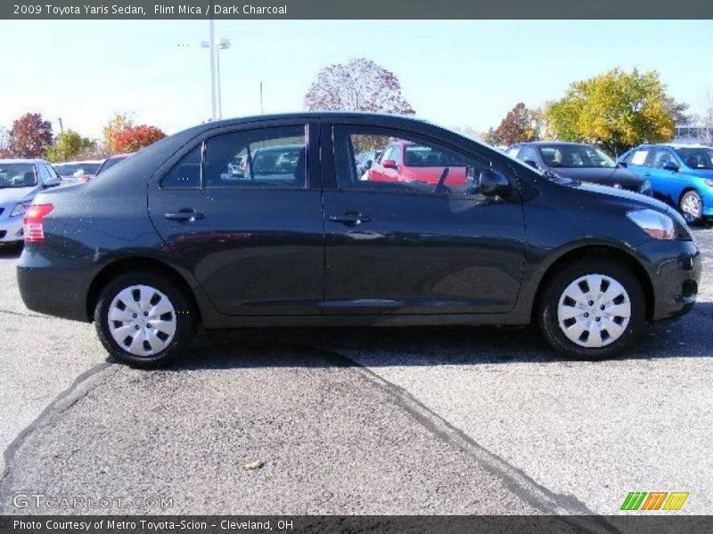 Flint Mica / Dark Charcoal 2009 Toyota Yaris Sedan