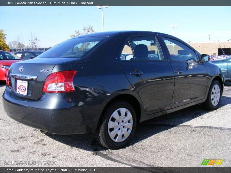 Flint Mica / Dark Charcoal 2009 Toyota Yaris Sedan