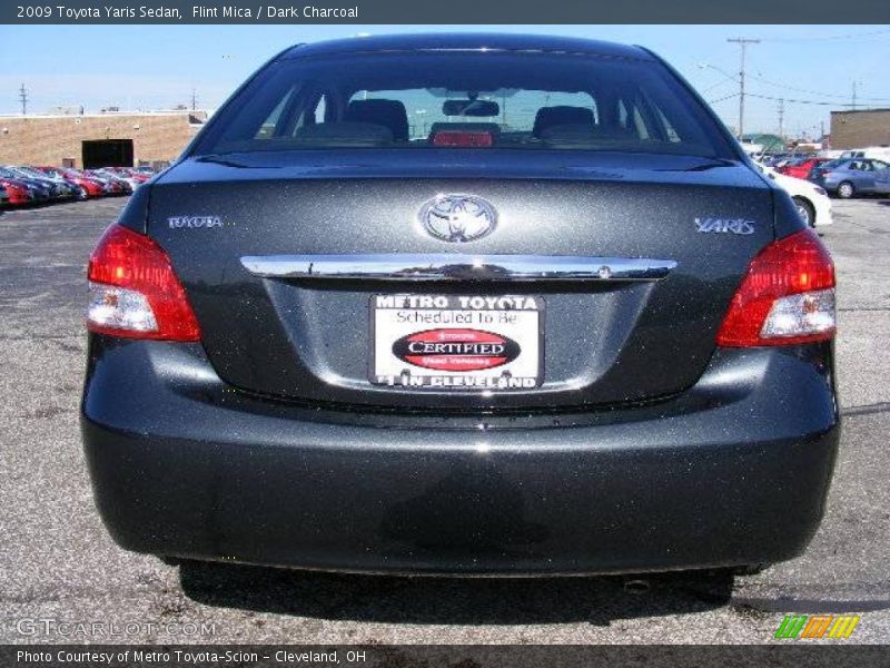 Flint Mica / Dark Charcoal 2009 Toyota Yaris Sedan